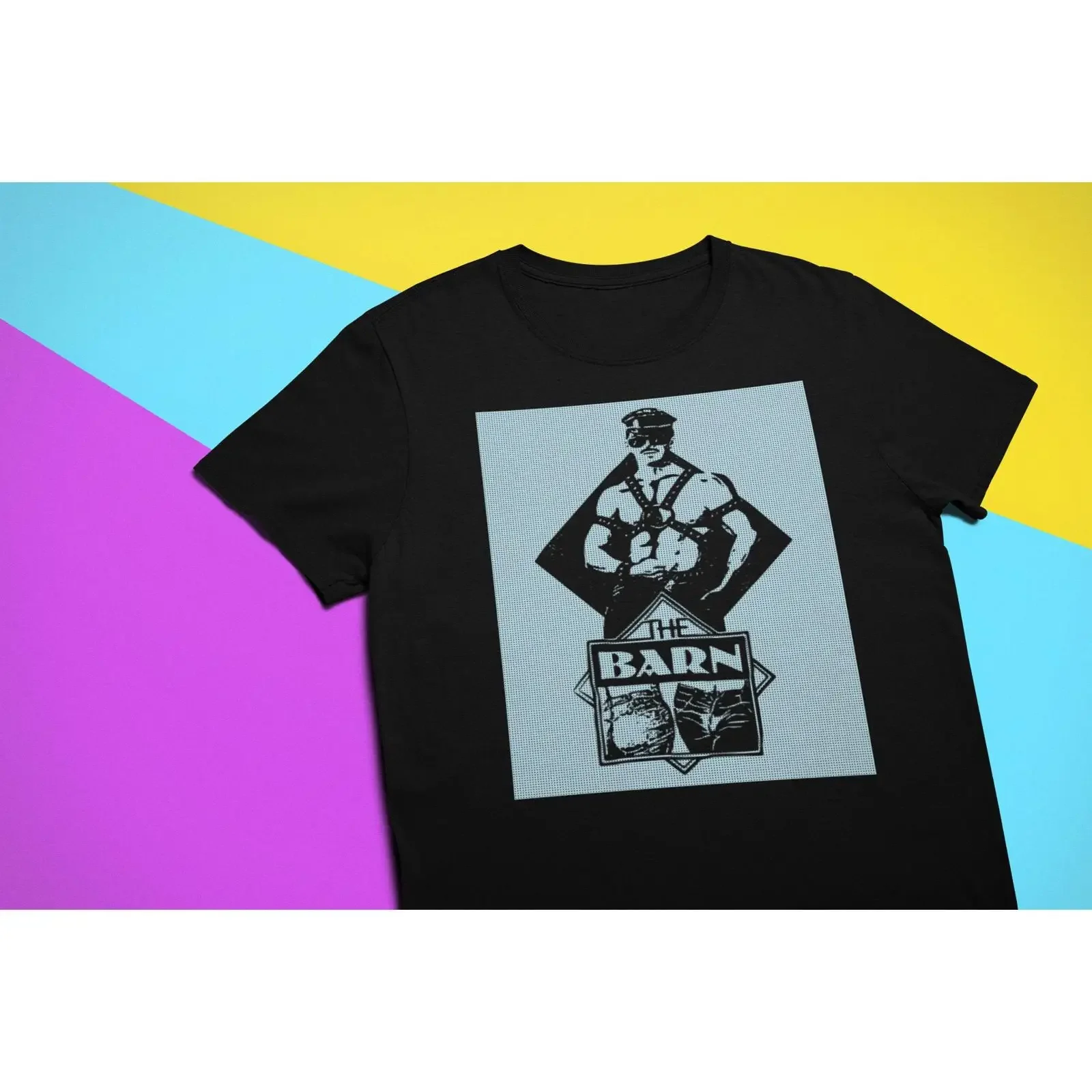 Vintage Barn Bar T Shirt Toronto Gay History Pride vintage Washed Stylish Soft graphic fashion Comfortable homme Casual Unisex