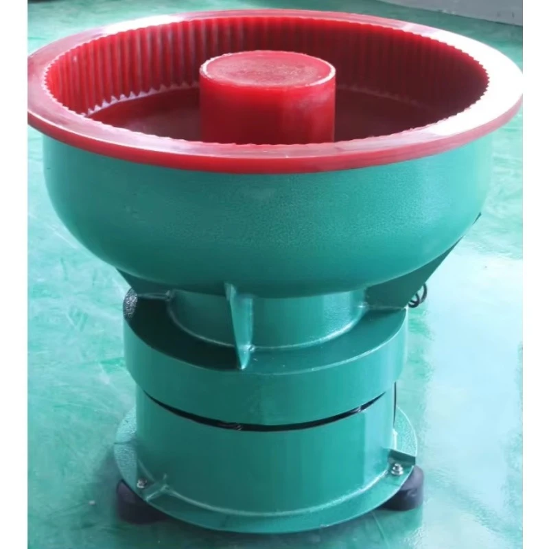 Motor-Driven Metal Polishing Machine with Closed Vibrating Bowl and Circular Grinding Easy to Operate