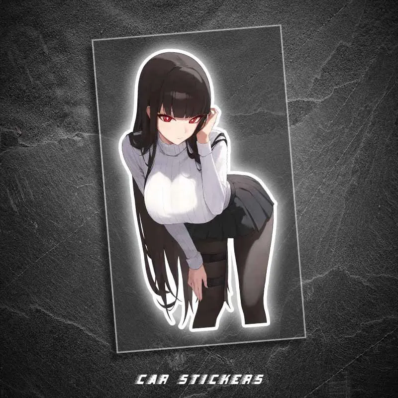 Blue Archive Renge Tsukihami Anime Sticker, Car E-Motorcycle Waterproof Decor Vinyl Decal