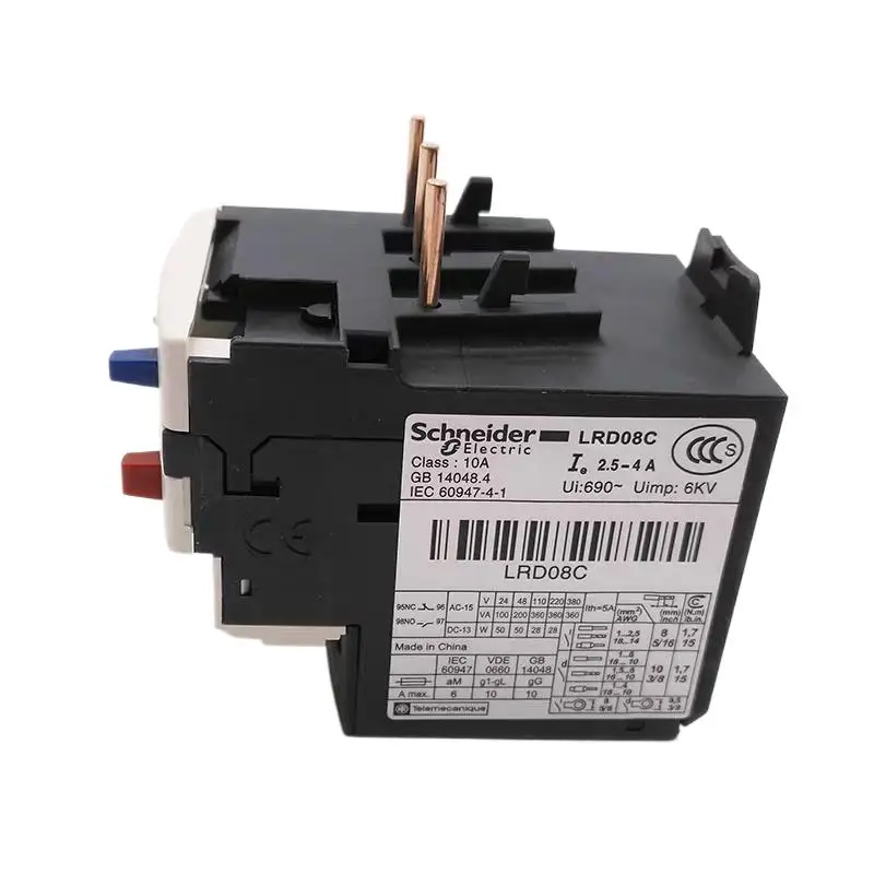 Schneider thermal relay LC1D overload protection LRD 3-phase thermal protection relay LRD12C LRD14C LRD21C LRD22C LRD32C
