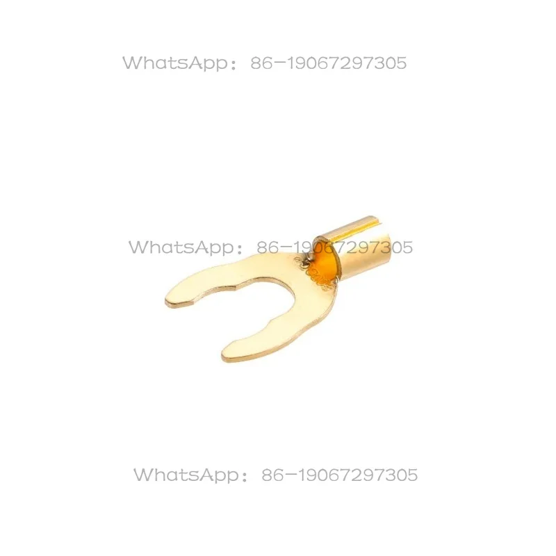 GS-100Y Series Phosphor Bronze Gold-plated 24K Speaker Cable SPADES Plug Y Plug