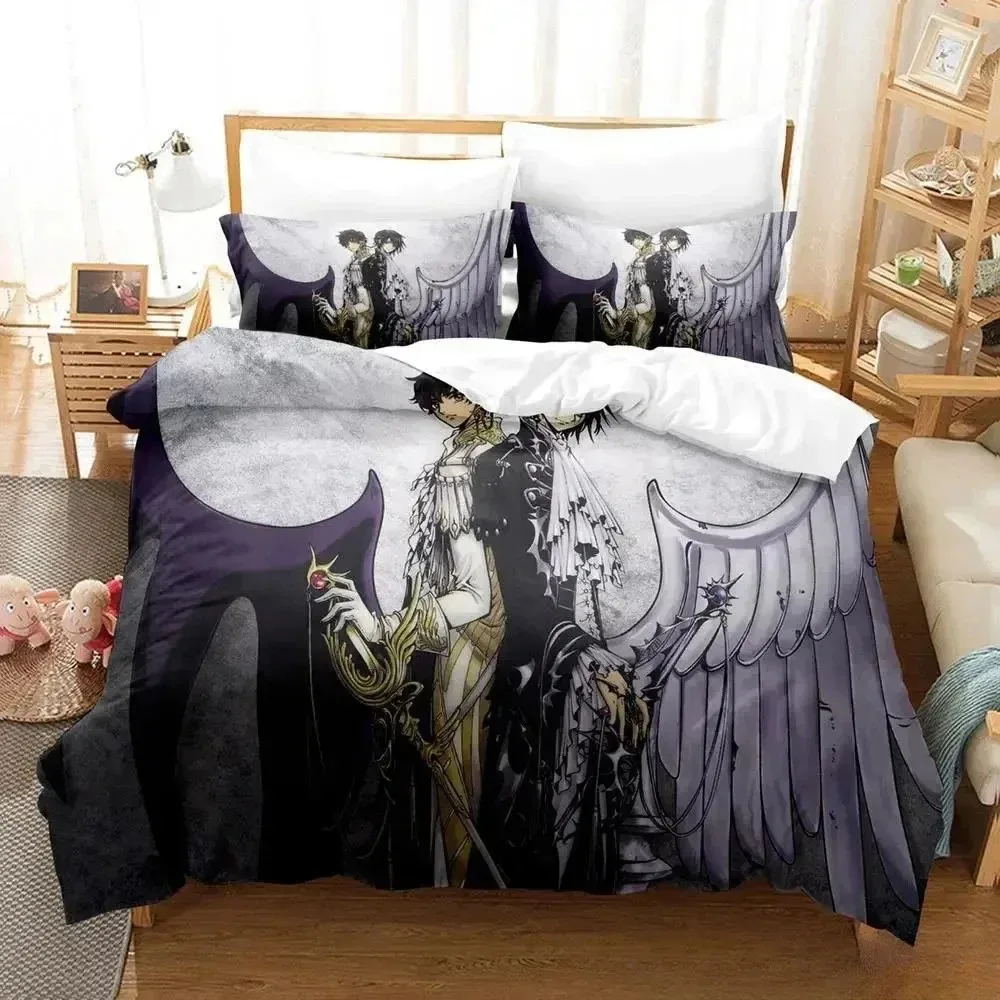 

Home Living CODE GEASS Bedding Set Single Twin Full Queen King Size Bed Set Aldult Kid Bedroom Duvet cover Sets 3D print Anime