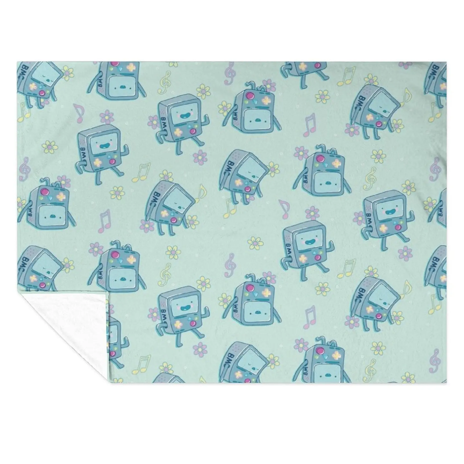 

Bmo (Adventure Time) Throw Blanket For Sofa Thin for babies Soft Big Luxury St Blankets