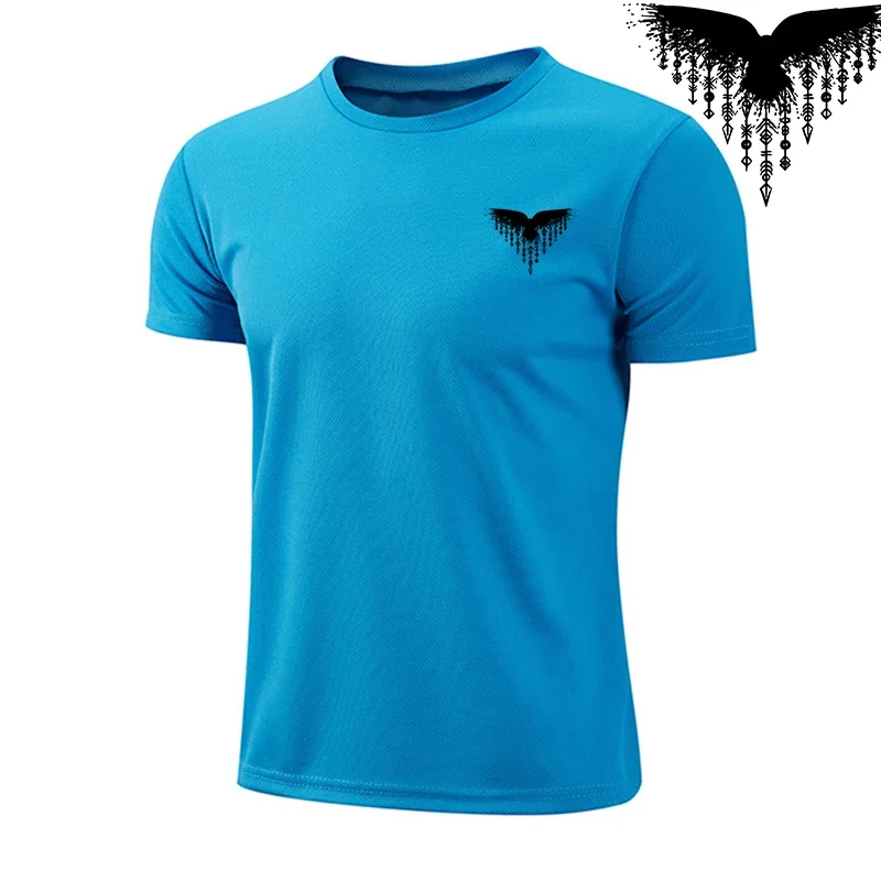 2026 Trainings-T-Shirts für Herren Frühling Sommer Lässige Sport-Kurzarmshirts Männliches Alltags-Fitness-Laufshirt Schnelltrocknend