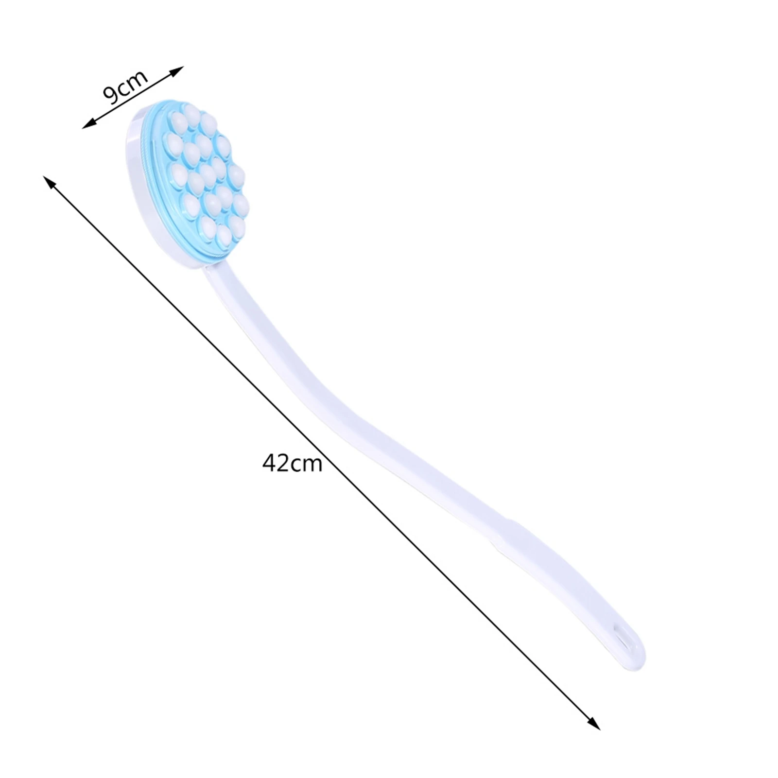 Long Handled Lotion Oil Cream Applicator Body Leg Bath Brush Massager Massaging Tool Back Bath Massager