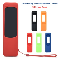 Silicone Case For Samsung Solar Cell Remote Control BN59-01432A BN59-01432J Protective Case With Lanyard