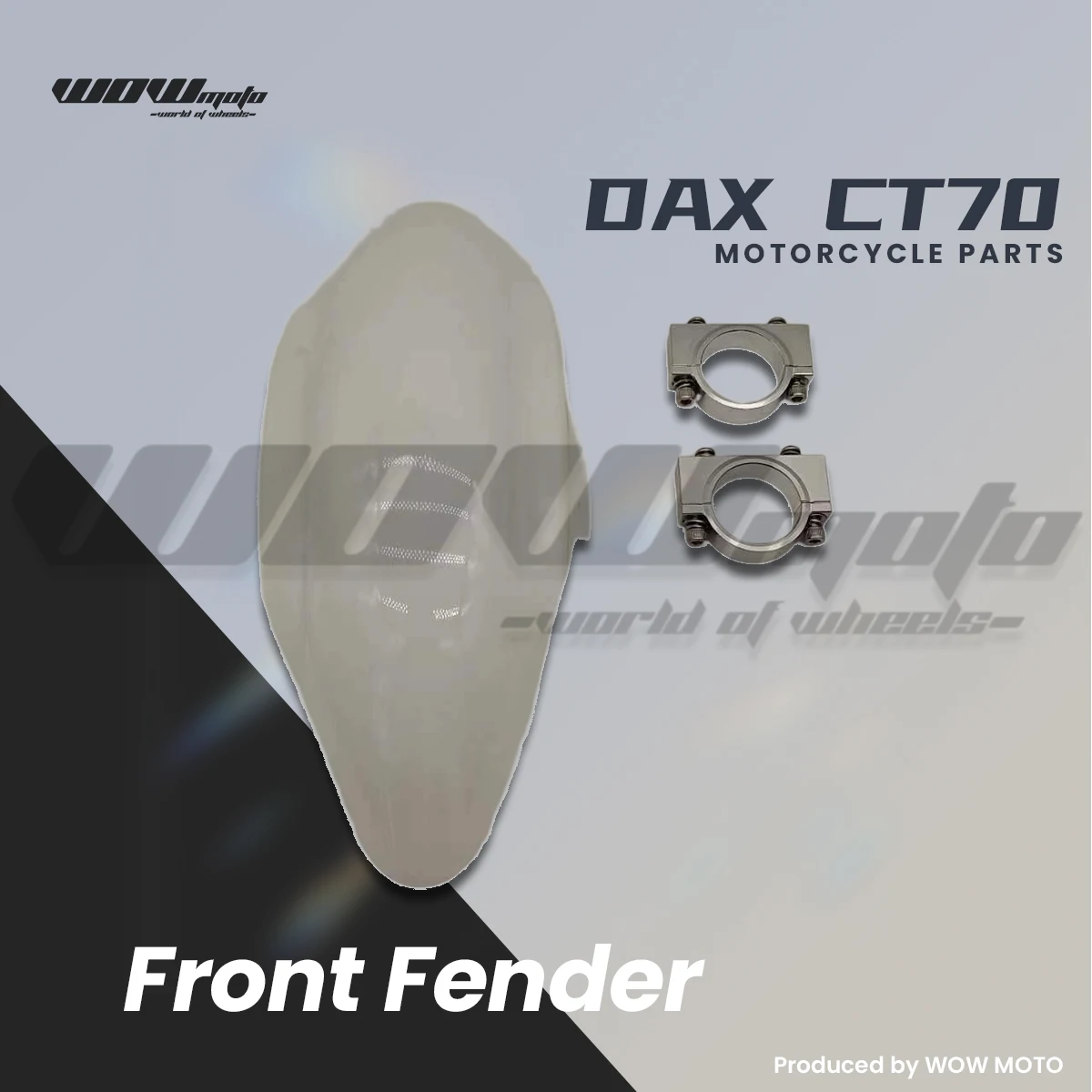 

Mini Moto Fender Bracket Set For DAX CT70 ST70 | Front Fork Mount Plastic Mudguard Bracket | Custom Motorcycle Body Parts
