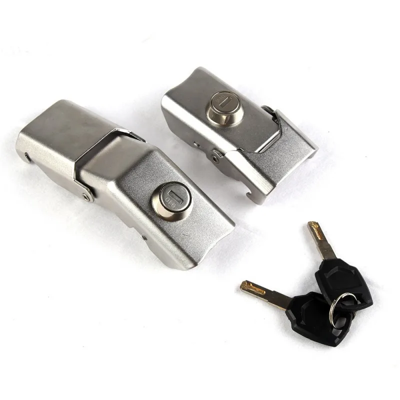 Motorcycle Modified Aluminum Alloy Tail Box Accessories Upper and Lower Locks Lock Core Tail Box Supporting Locks