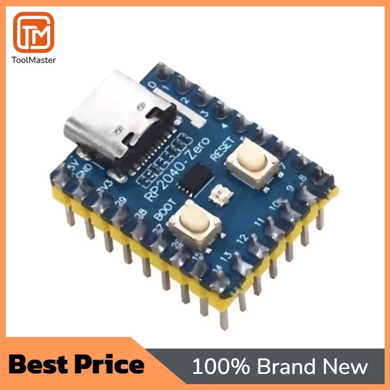 【Hot Sale】OEM ODM Accepted RP2040-Zero Soldered Raspberry Pi RP2040-Zero Microcontroller Electronic Module
