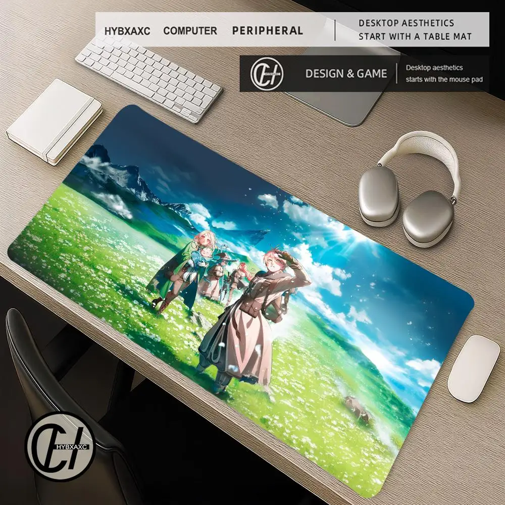 New Mushoku Tensei Jobless Reincarnation Anime Mouse Pad XXL Gaming Mousepad Non-Slip Rubber Computer Keyboard Table Desk Mats