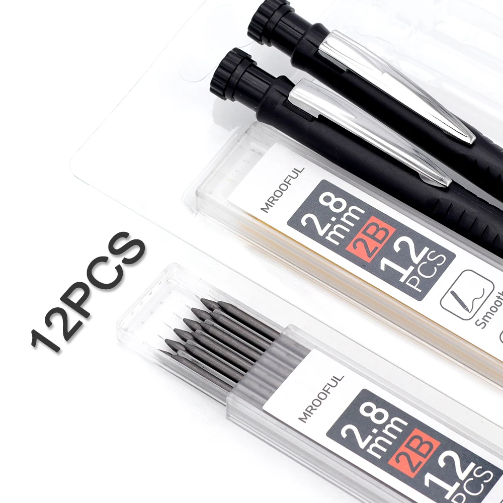 Professionelles Holzbearbeitungs-Bleistift-Set mit 2,8mm Nachfüllminen, Tiefenmarkierungs- und Zeichenwerkzeug, für Schreiner und Ingenieure – Detail 5