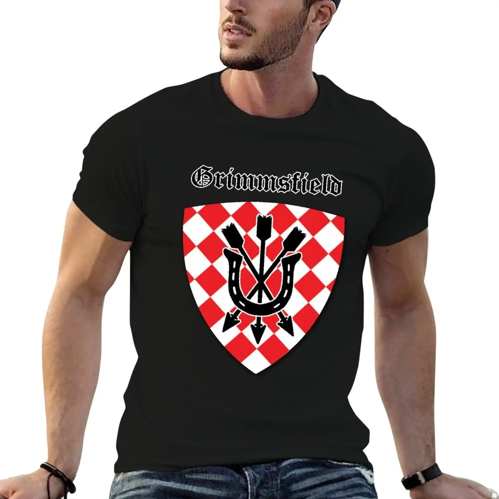 Grimms field logo T-Shirt Aesthetic clothing hippie clothes Men's t shirts