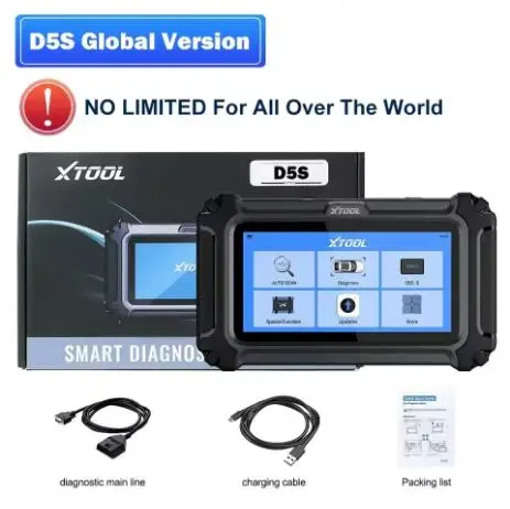 XTOOL D5S Auto Abs Srs Epb Systeem Diagnostische Tools Obd2 Scanner Code Lezer 4 In 1 Live Data Pk D5 Levenslange Gratis Update - afbeelding 1