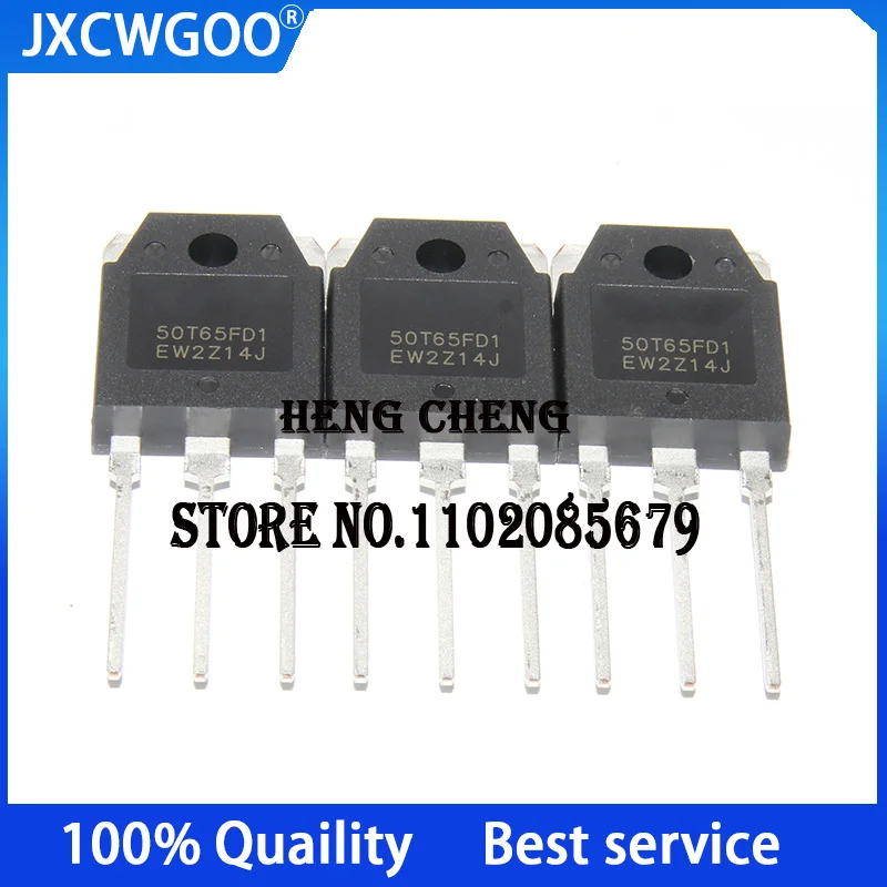 10PCS 100% New Original SGT50T65FD1PN 50T65FD1 TO-247 IGBT tube/module