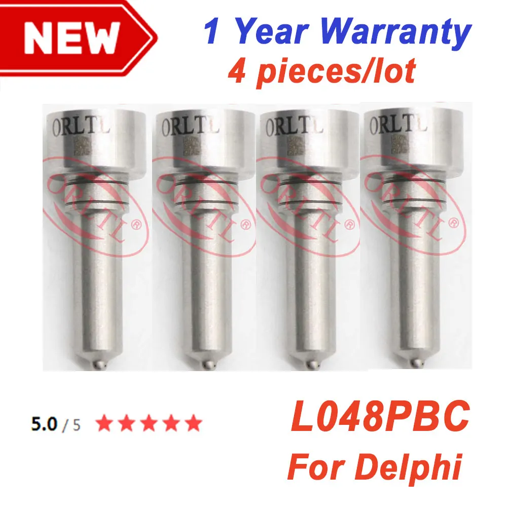 4 Pieces 100% NEW CR nozzle L233PBC old number L048PBC for injector 33800-84410