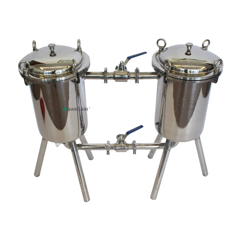 Stainless steel SL type sanitary grade double filter, double switch filter, double filter cartridge 5-10T