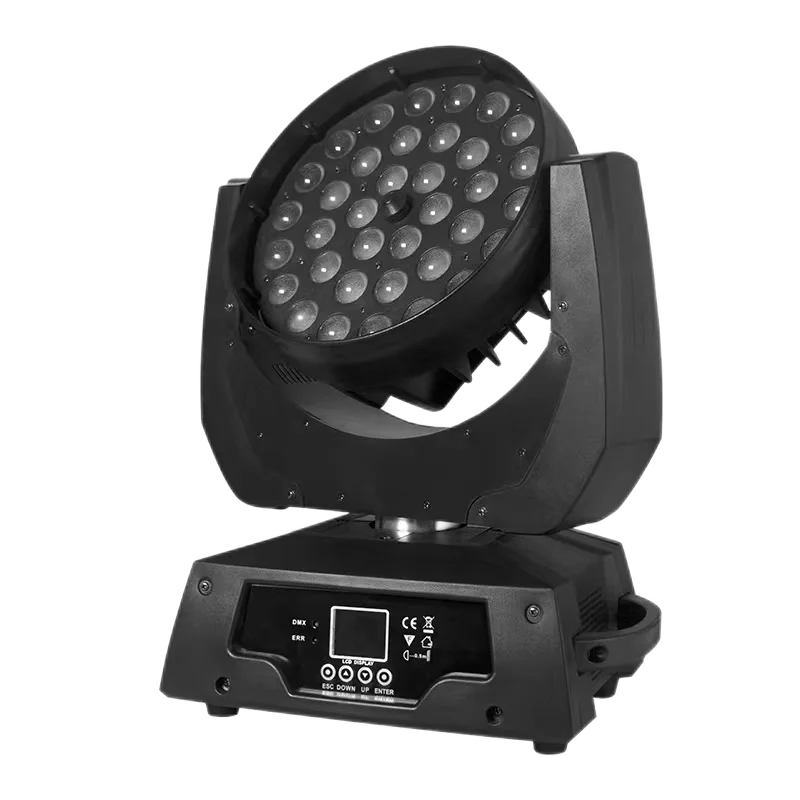 Gratis Ongkir LED 36X18W ล้าง Moving Head 6in1 RGBWA UV Effects DMX Controller ไนท์คลับ DJ Disco Party ของตกแต่งงานแต่งงาน