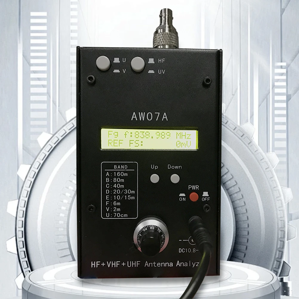 เครื่องวิเคราะห์เสาอากาศแบบหลายย่านความถี่ hf/vhf/uhf AW07A 1.5-490MHz 160M เครื่องวิเคราะห์เสาอากาศแบบ SWR Tester Meter คลื่นความถี่วิทยุสำหรับวิทยุสมัครเล่น