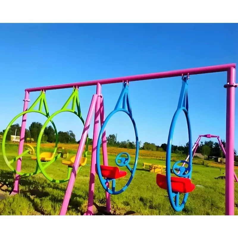 Unpowered Amusement Park Outdoor Park Ring Swing Attractions