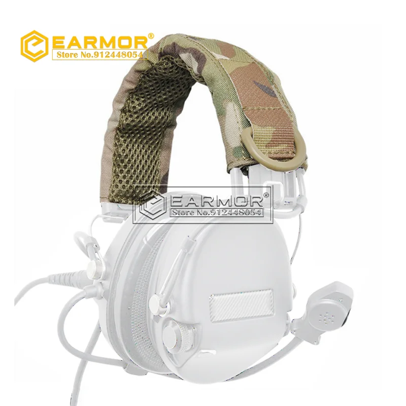 ORIGINAL EARMOR Headphone Headband Cover M61 Outdoor Multicam Headset cap Cover for M32 / M31 / M32-mark3 / M31-Mark3