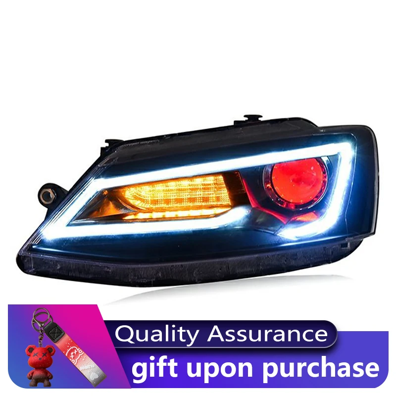 

Car Accessory for Vehicles For Volkswagen VW Sagitar Jetta Golf5 2012-2018 Front Light DRL Head Lamp Dynamic LED Headlight Auto