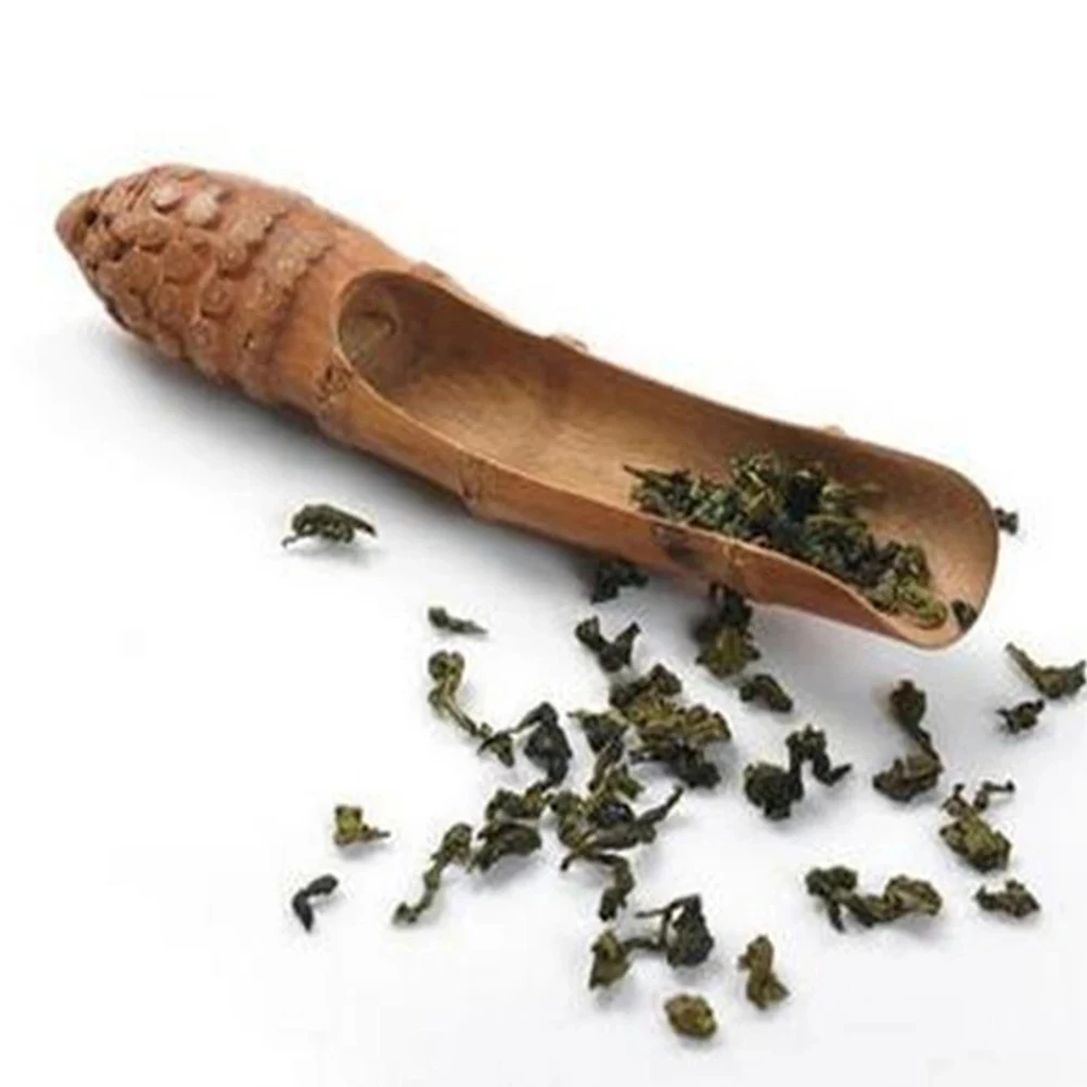 

1Pcs Bamboo Scoop Exquisite Handmade Material for Tea Flour Bath Salt Supplies Practical Gift