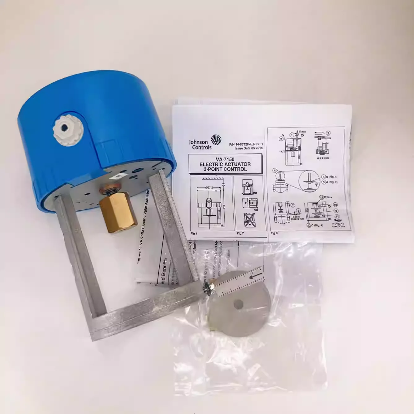 New for Johnson Controls electric actuators, gate valve drivers (VA-7150-1001, VA-7200-1001, VA-7202-1001, and VA7810-GGA-11).