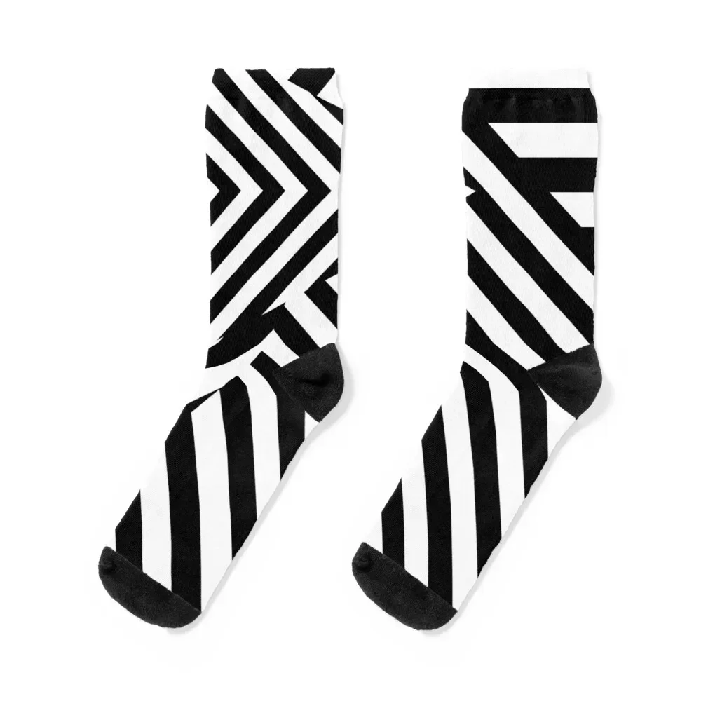 Razzle Dazzle Camouflage Black and White Socks cartoon man gifts Socks Women Men's