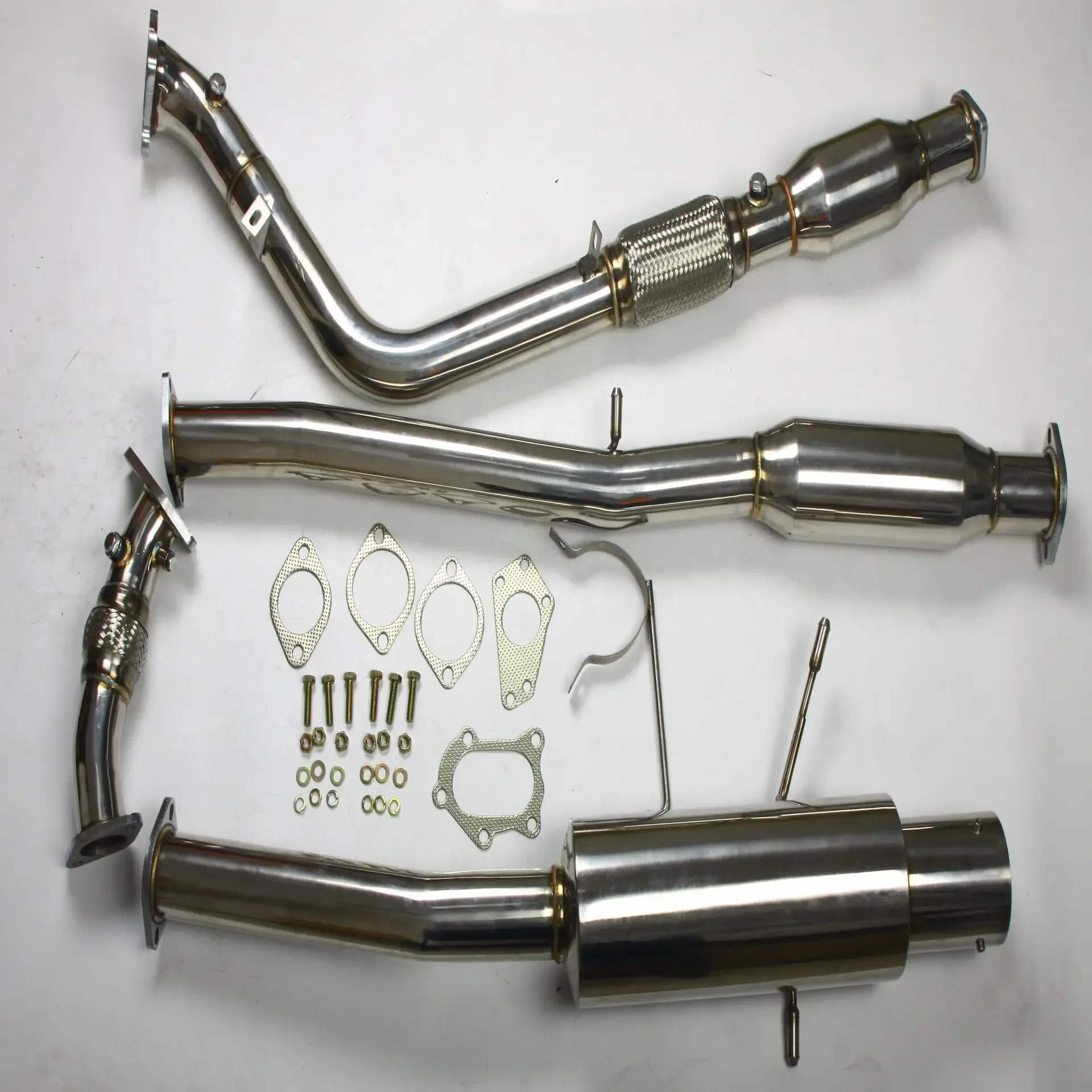 

Suitable for SUBARU WRX 02-06 modified turbine full-section exhaust, stainless steel exhaust pipe