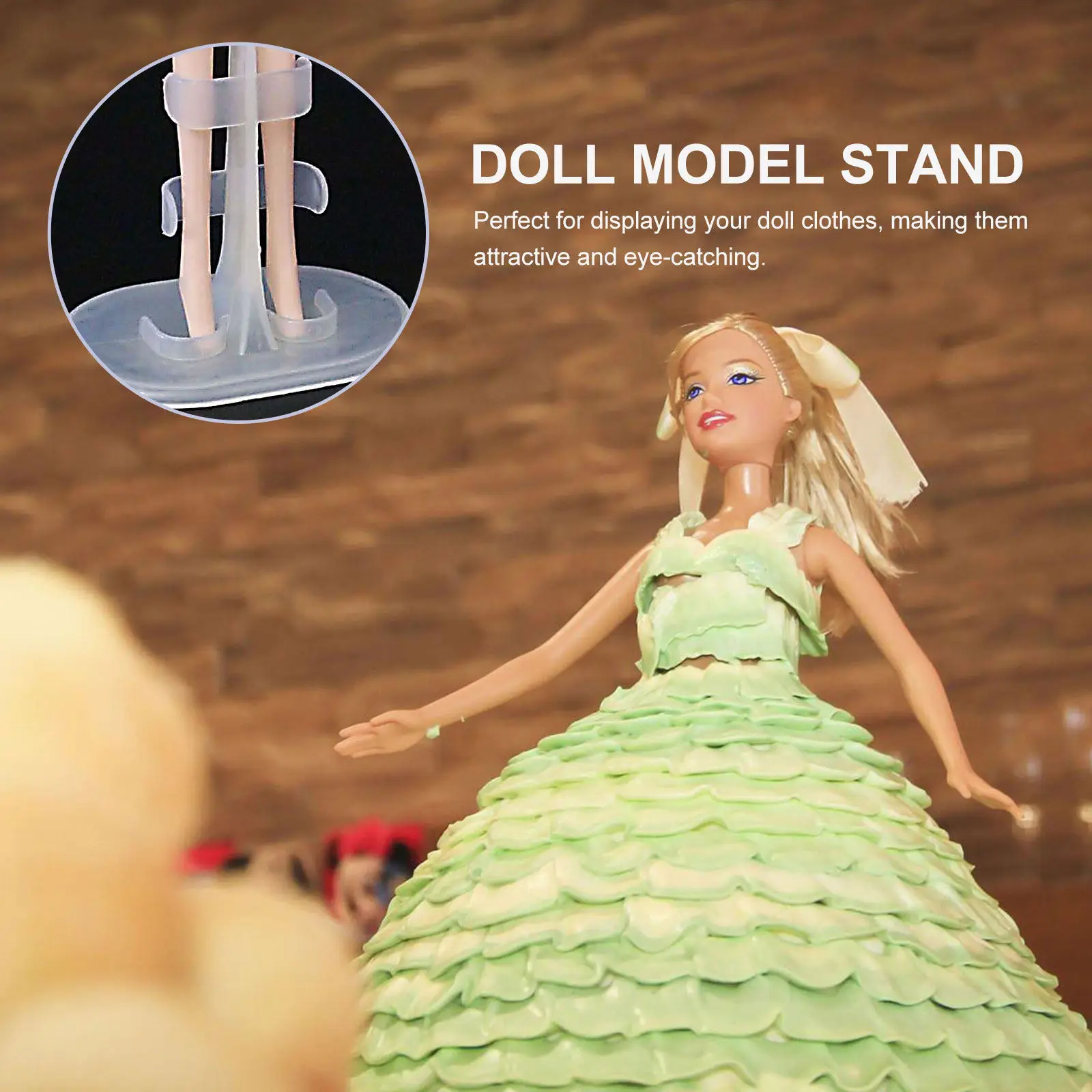 

8Pcs Play Stand Dress Holders Kids Clothing Display Rack for Small House Accessories Kid Parent Interaction Fun