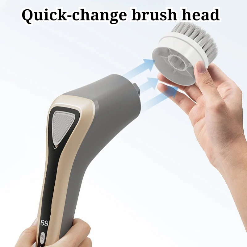 Multi Functional Long Battery Life Electric Cleaning Brush Flexible Adjustable Deep Cleaning Cleaning Brush Home Appliances