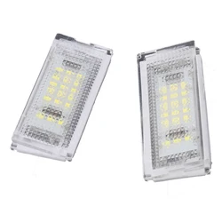 2 adet Led plaka aydınlatma ışığı Led Canbus BMW E46 E46 4D oto arka stop-1998 için 2003 beyaz LED ampuller araba aksesuarları