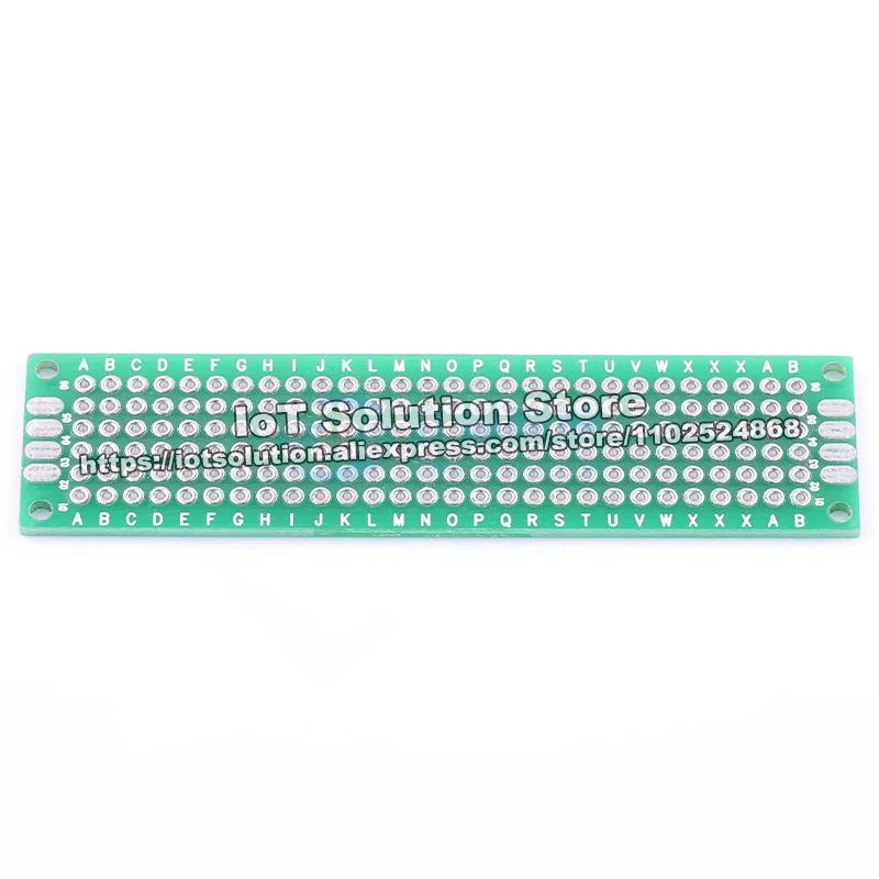 2x8cm 2.54 Hole Spacing 0.95 Hole Diameter 1.6mm Thick Pegboard Breadboard All-purpose Board