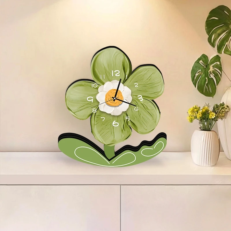 

Table top clock ornament, living room clock pendulum, table top high-end wall, children's room bedside clock