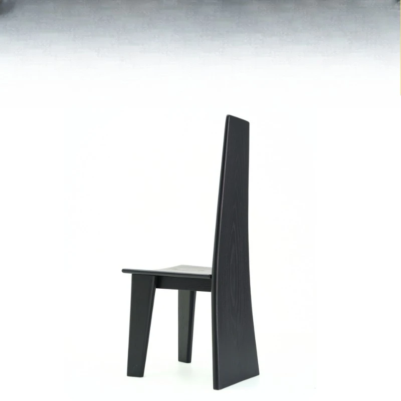 

Medieval personalized black armchair modern simplicity