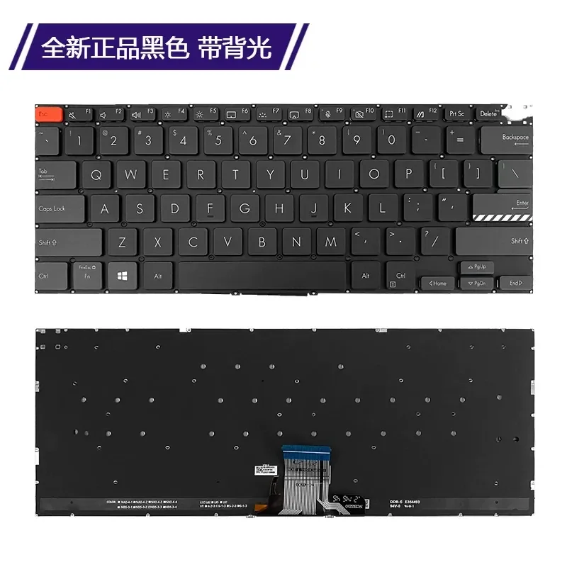 

Replacement Keyboard for ASUS Pro14 M7400 M4700 QC PC M7600 X7400 M3400 M3401