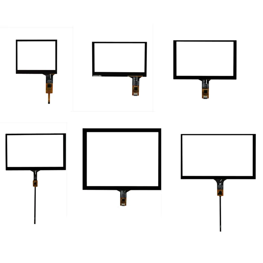 3.5/4.3/5/6.5/7/8/9 Inch Universal Capacitive Touchscreen Digitizer For Car Navigation Multimedia Touch Panel Glass