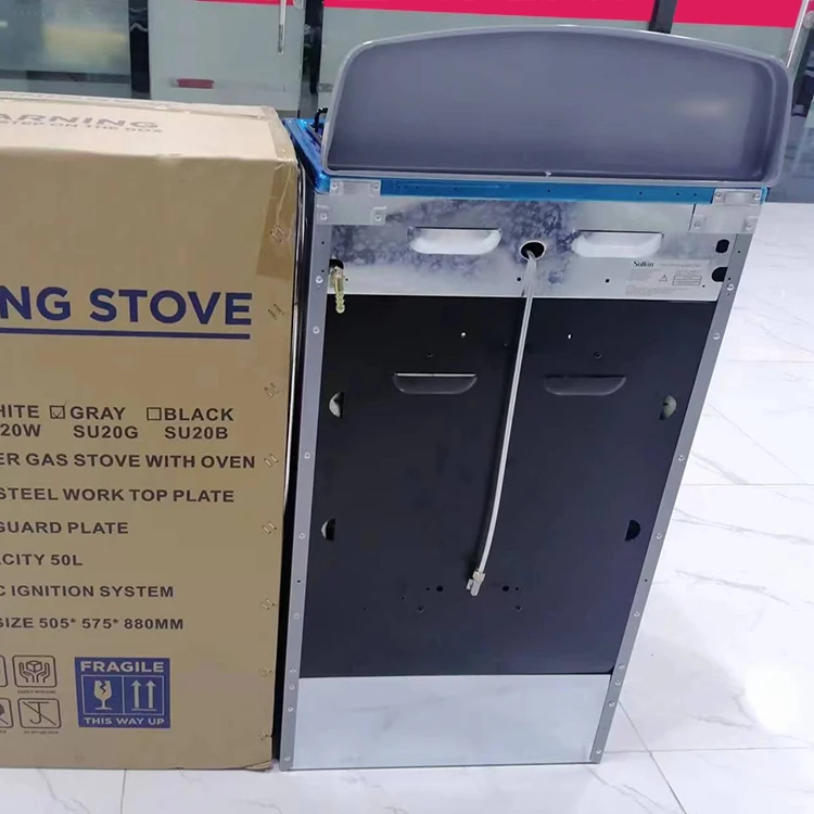 مظهر رقيق Cuire 4 موقد مطبخ غاز بشعلة نحاسية مع فرن