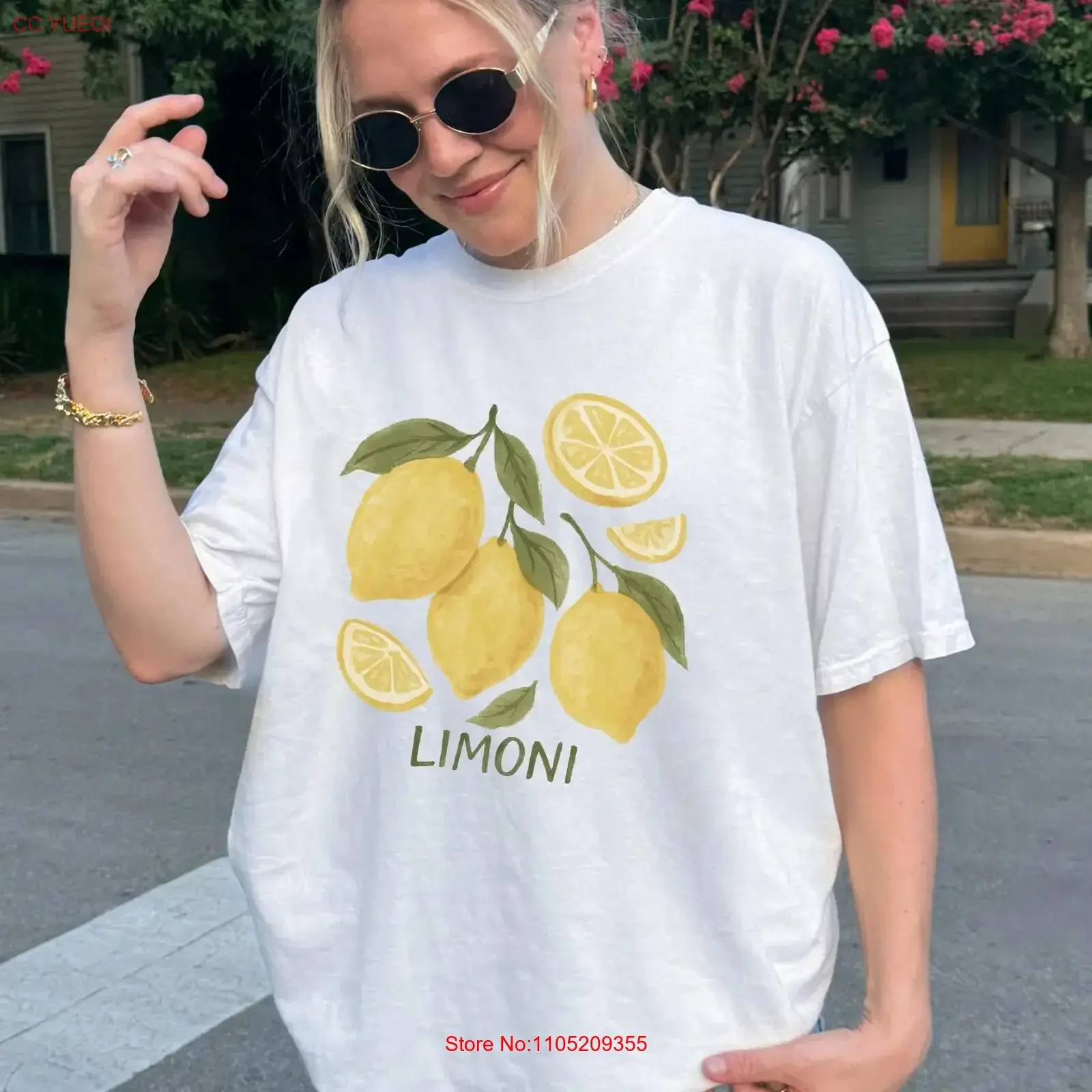 Camiseta Vintage de limones, fruta Pastel italiana de verano, La Dolce Vita Limoncello, moda italiana Ciao Bella, talla grande, lavada vintage