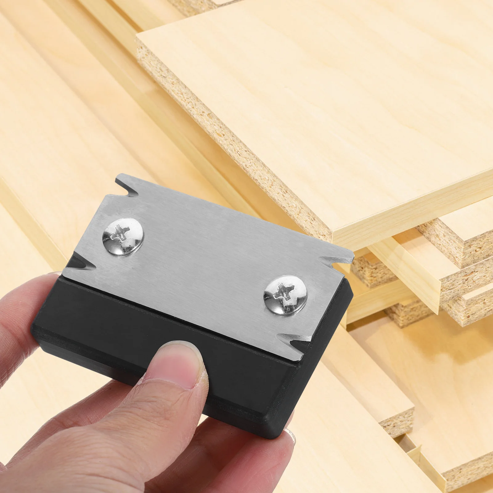 أداة تشذيب الحواف الخشبية بمقبض خشبي وشفرة فولاذية خفيفة الوزن ومحمولة للحديقة لمزارعي الزهور وحافة الخشب #6