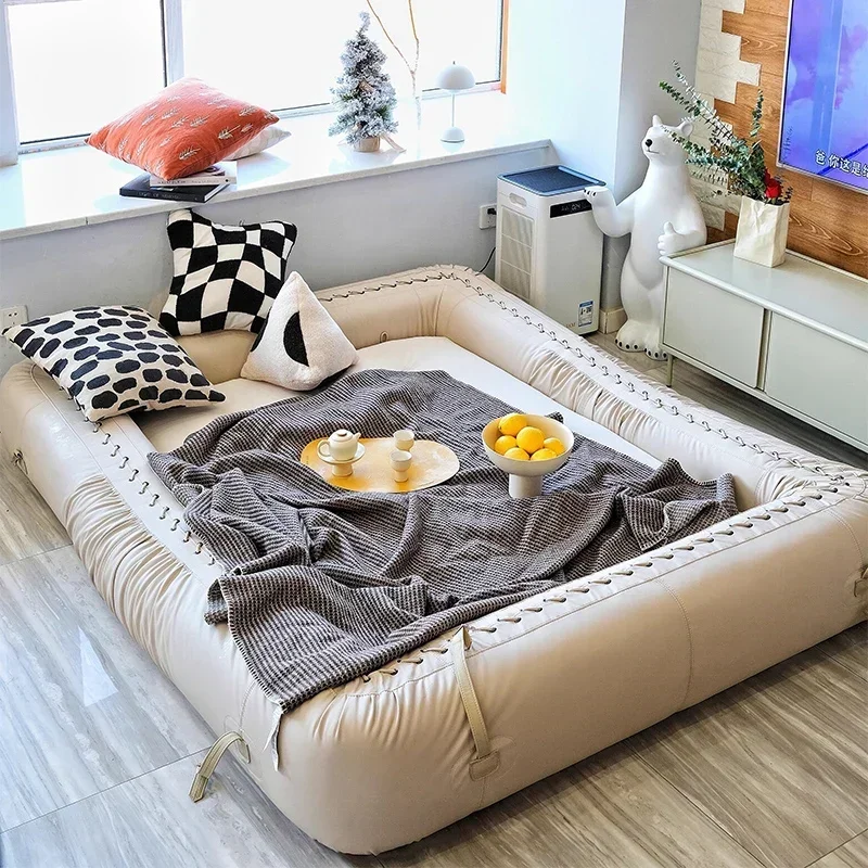 Human-Style Kennel Lazy Sofa Bed Folding Huge Dual-Use Multi-Functional Nordic Cream Style Small Household Mushroom Maker
