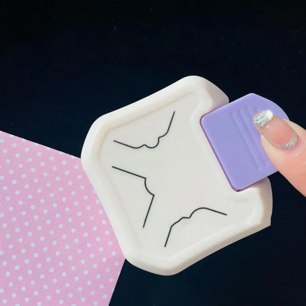 زاوية مستدير الحدود لكمة رافعة المبدأ شارب DIY بها بنفسك 3 في 1 مخطط بطاقة الصورة الزاوية مستدير لكمة المتقلب بطاقة الصورة أداة