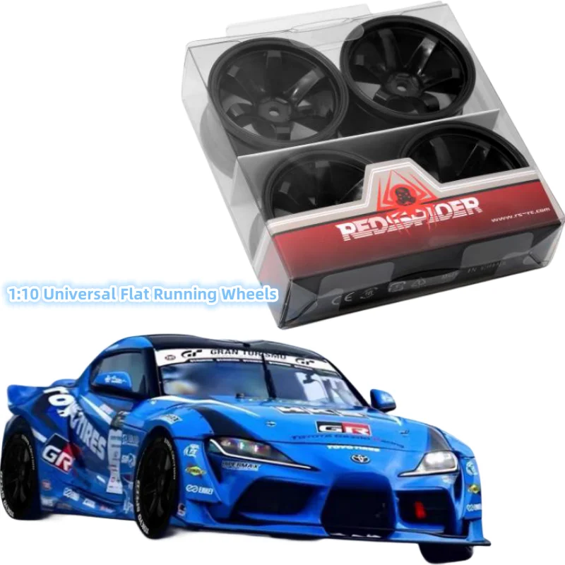 4 sztuki 52mm 1/10 RC na Drift uliczny samochód wyścigowy plastikowy krążek obręcz koła piasty dla Tamiya Kyosho HSP HPI Sakura Traxxas RedCat