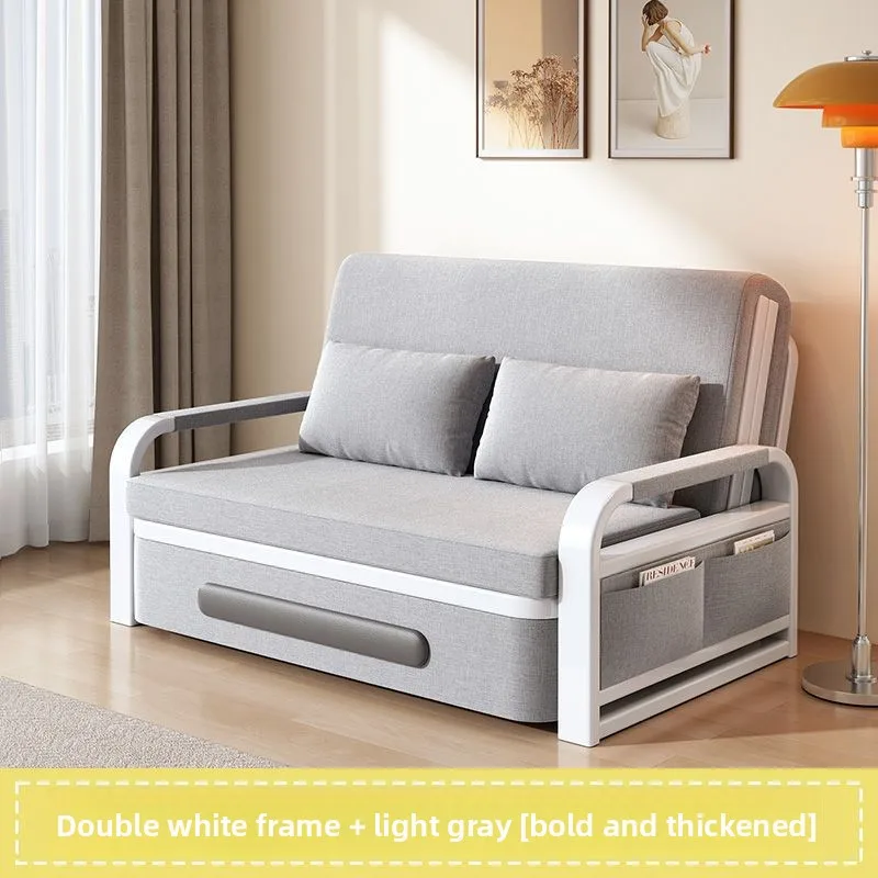 New Dual Use Folding Sofa Bed Living Room Multifunction Extendable Sleeper Detachable Washable Storage Telescopic Sofa Bed image 3
