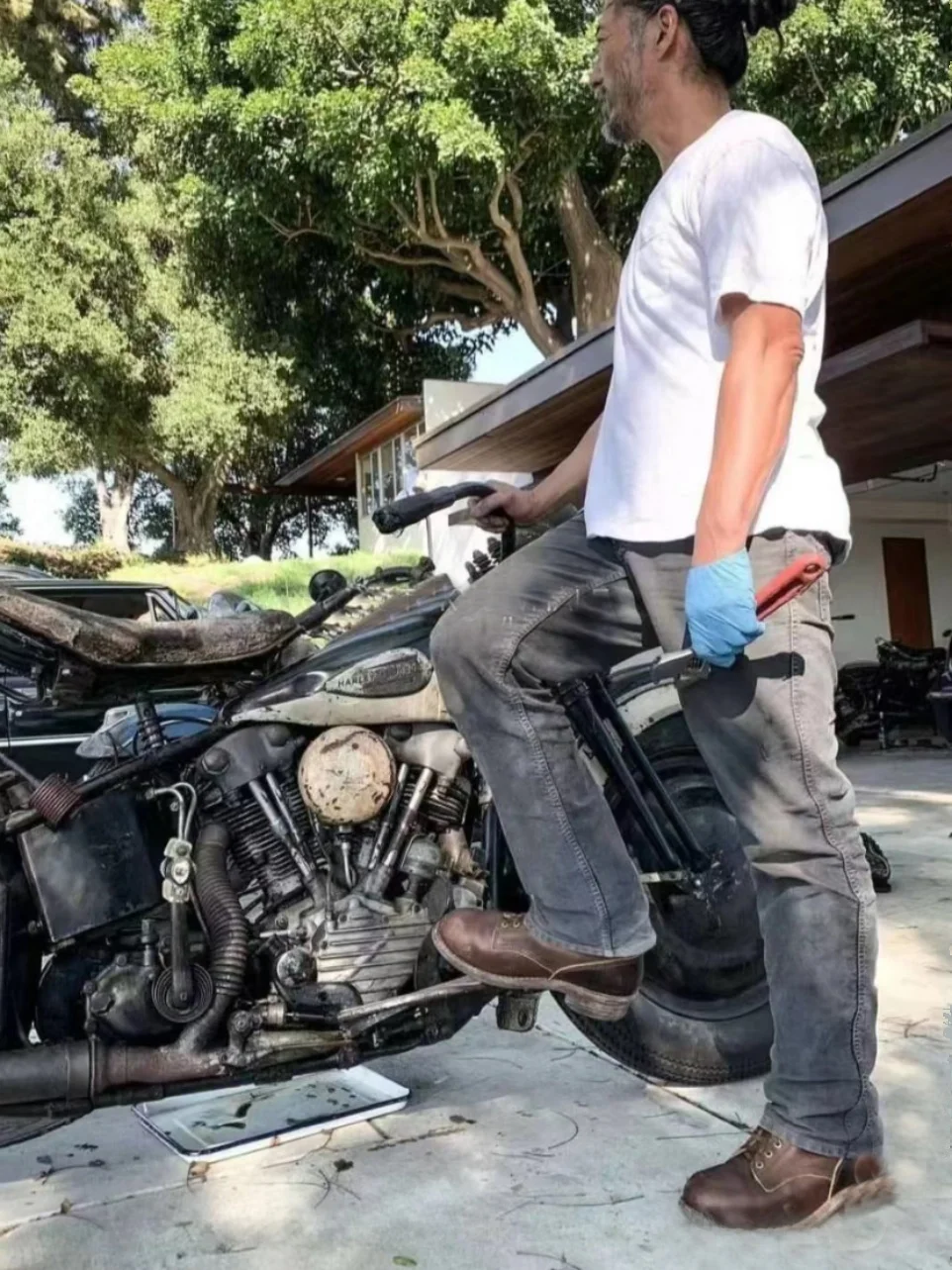 

Джинсы Visvim Fil 23AW ICT Fluxus 03 Red Ear из чистого хлопкового твила, свободного кроя, длинные брюки в японском винтажном стиле для повседневной носки