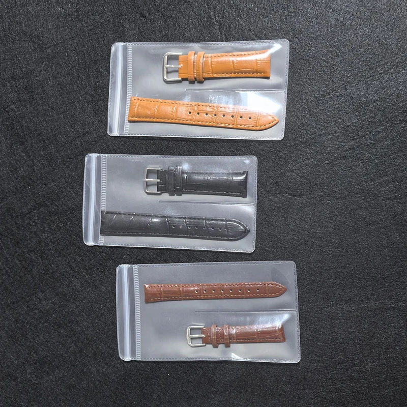 TETP 50Pcs EVA Watch Band Separator Bag Thickened Hardware Tool Repackaging For Small Business Semi-frosted and Semi-transparent