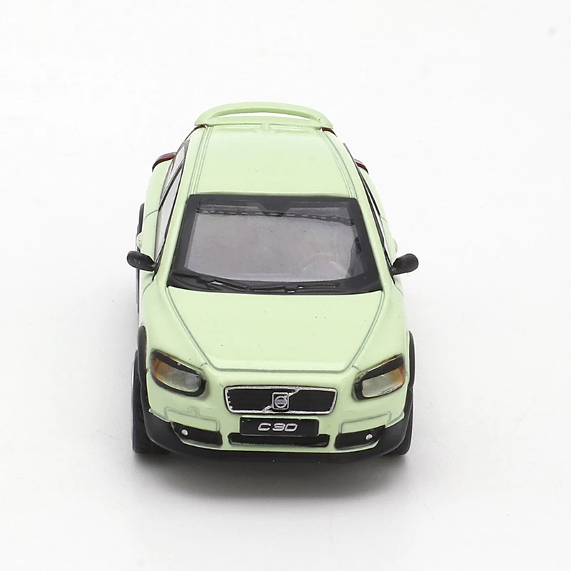 DCT 1:64 Volvo C30- Green 113 Simulation Alloy Small Scale Car Model Decoration Diecast Alloy Collection Gift