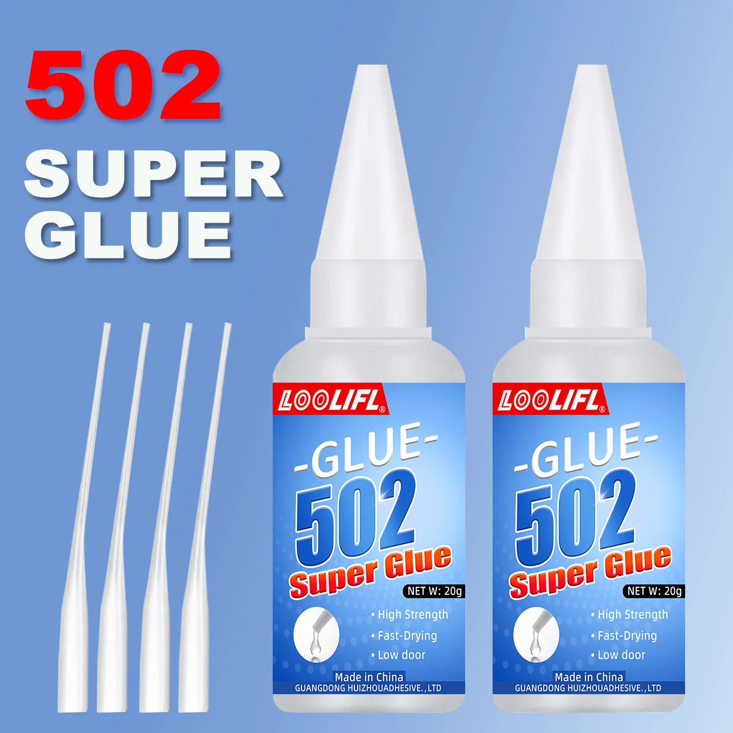 

Суперклей 502, 20 г, 1-5 шт., мгновенное прочное сцепление, быстросохнущий универсальный клей для пластика, дерева, металла, резины, керамики, для ремонта и рукоделия