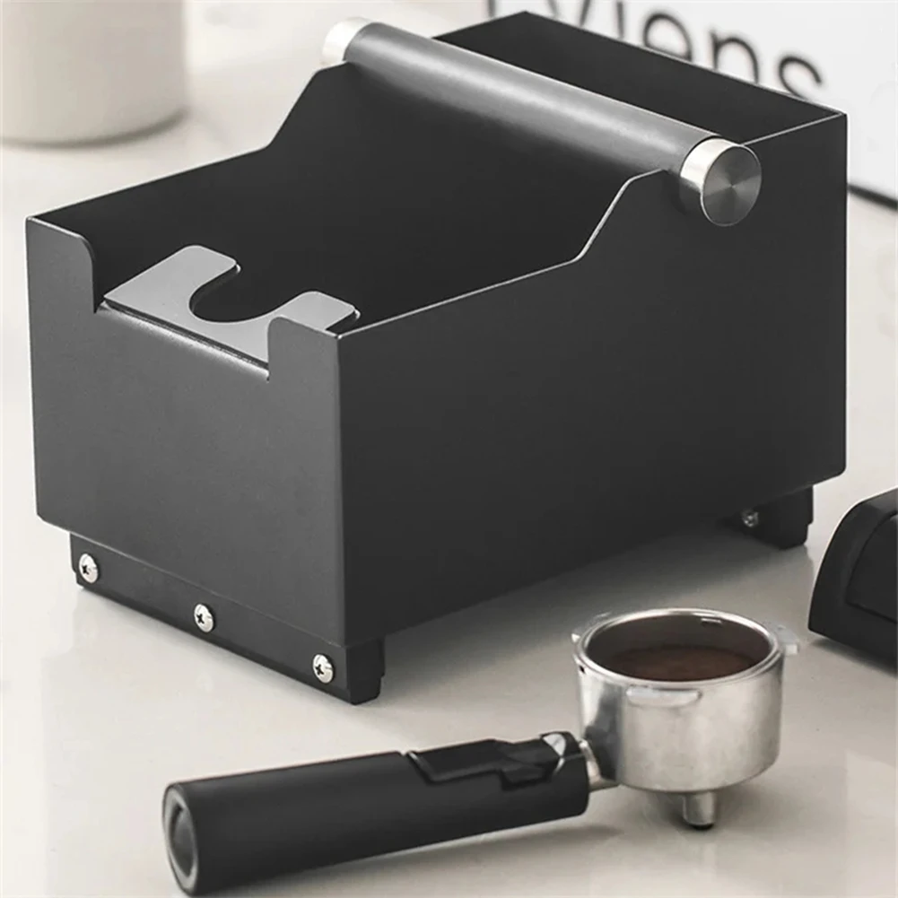 

ABXF-Coffee Grounds Box Anti Slip Shock-Absorbent Espresso Grind Dump Waste Bin Cafe Accessories Tool