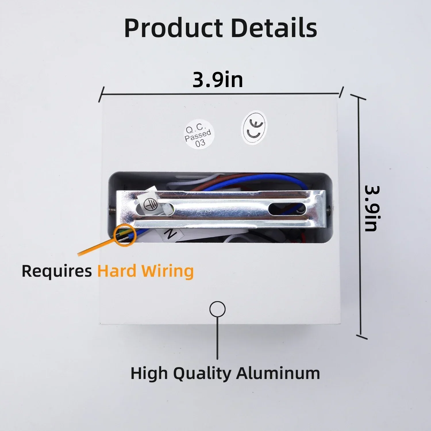 Moderno interior LED arandelas de parede, decoração home, branco acima para baixo, luzes de parede, sala de estar, corredor, quarto, 6w